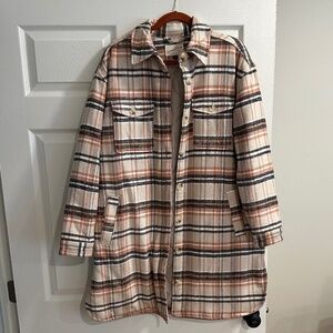 Plaid Shirt Jacket